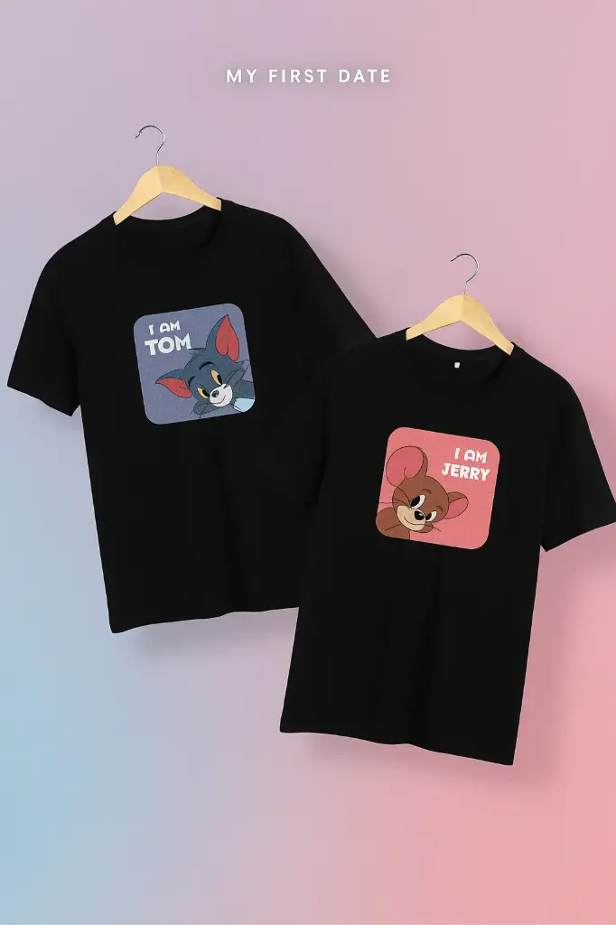 TOM & JERRY COUPLE TSHIRTS (Pack of 2)